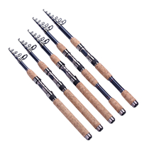 Fishing Spinning Rod Telescopic Rods Pole Travel Fiber Carbon 2 Sea Telescope