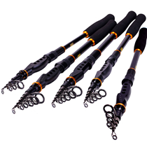 6.6' 7' Spinning fishing rod UL travel carbon fiber portable rod fishing pole