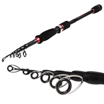 Telescopic fishing rod carbon spinning rod sea fishing tackle